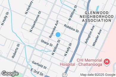 Map image of the property - 2018 Walker Ave