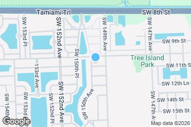 Map image of the property - 14973 SW 11th St