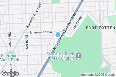 Map image of the property - 4824 New Hampshire Ave NW