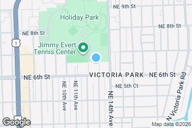 Map image of the property - 625 NE 13th Ave