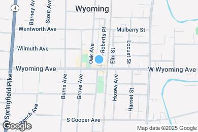 Map image of the property - 518 Wyoming Ave