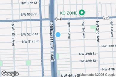 Map image of the property - 585 NW 51st St