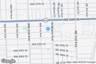 Map image of the property - 38 NW 52nd St