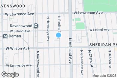 Map image of the property - 4648 N Paulina St