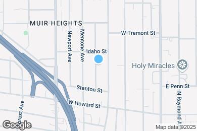 Map image of the property - 1756 Belmont Ave