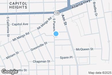 Map image of the property - 219 S Panama St