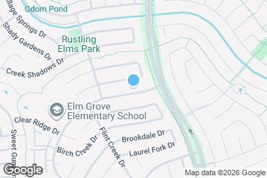 Map image of the property - 3303 Sycamore Springs Dr