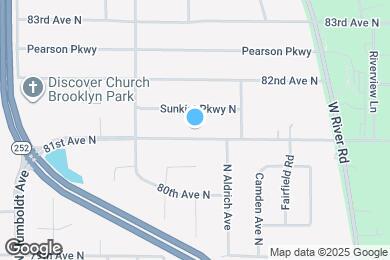Map image of the property - 816 81st Ave N