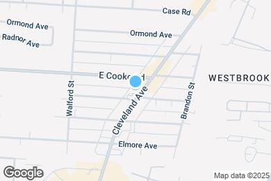 Map image of the property - 3719 Cleveland Ave