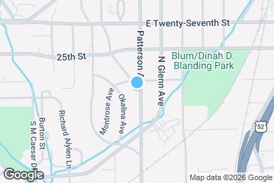 Map image of the property - 2354 N Patterson Ave