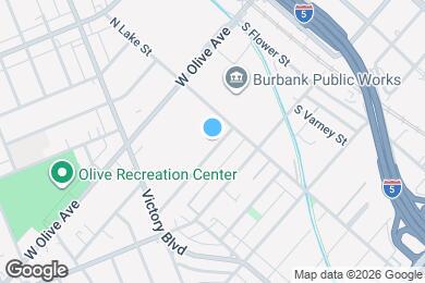 Map image of the property - 223 W Tujunga Ave