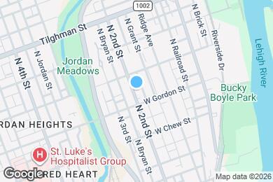 Map image of the property - 419 N 2nd St