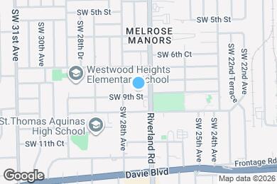 Map image of the property - 2725 SW 9th St