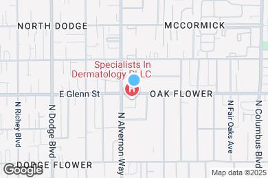 Map image of the property - 3939 E Glenn St