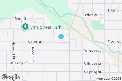 Map image of the property - 414 W Ball St