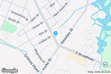 Map image of the property - 380 E Broadway