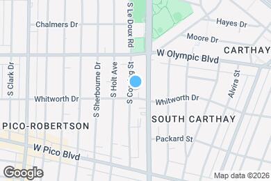 Map image of the property - 1060 S Corning St