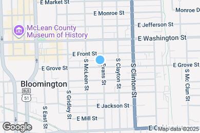 Map image of the property - 514 E Grove St