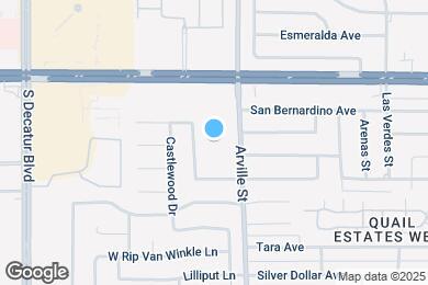 Map image of the property - 2600 S Arville St