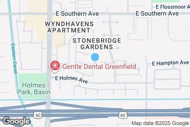 Map image of the property - 1411 S Quinn