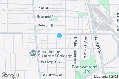 Map image of the property - 7531 N Seeley Ave