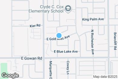 Map image of the property - 3627 E Gold Mist Ave