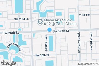 Map image of the property - 14941 SW 26th Terrace