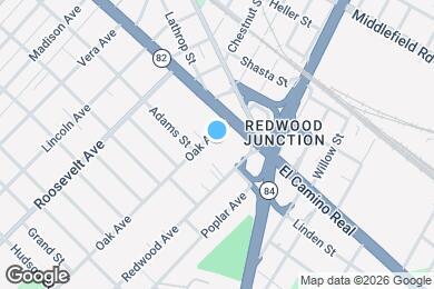 Map image of the property - 45 Oak Ave