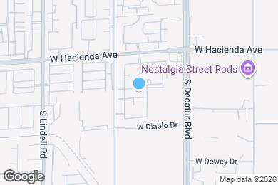 Map image of the property - 5055 W Hacienda Ave