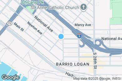 Map image of the property - 2309 National Ave