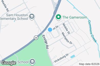 Map image of the property - Ensign Apartments in the Heart of Ennis, Texas