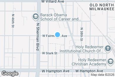 Map image of the property - 4031 W Fairmount Ave