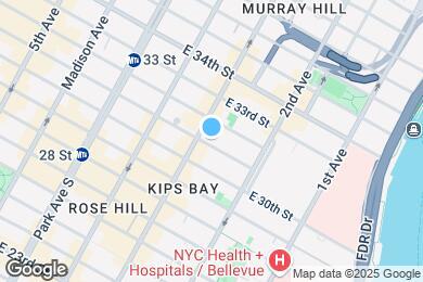 Map image of the property - 205 East 31st Street