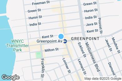 Map image of the property - 131 Greenpoint Ave