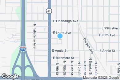 Map image of the property - 925 E Castle N Ct