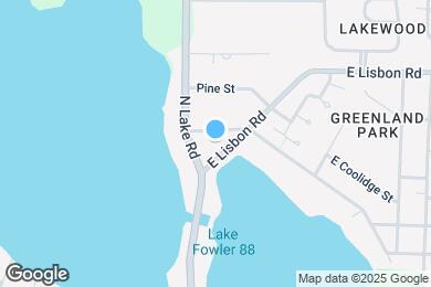 Map image of the property - 128 E Lisbon Rd