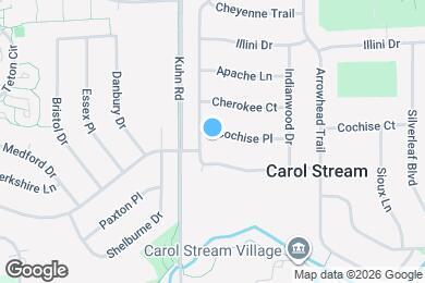 Map image of the property - 574 Cochise Pl