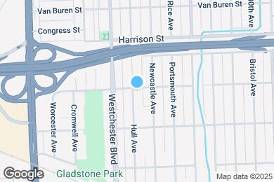 Map image of the property - 735 Hull Ave