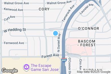 Map image of the property - 2221 Homewood Dr