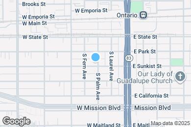 Map image of the property - 306 W Sunkist St