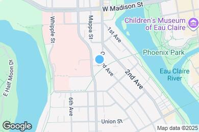 Map image of the property - 1222 Oxford Ave