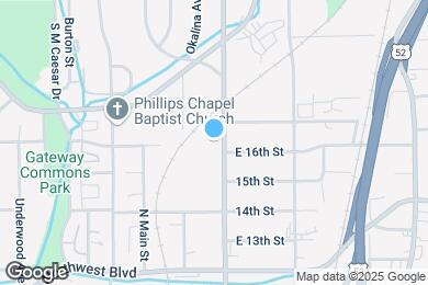 Map image of the property - 1606 N Patterson Ave