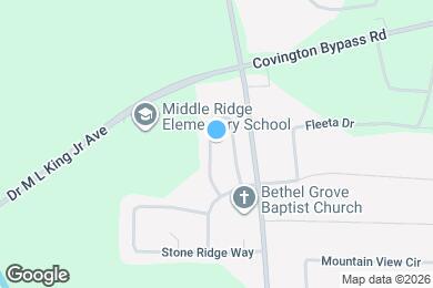 Map image of the property - 195 Ridge Pointe Dr