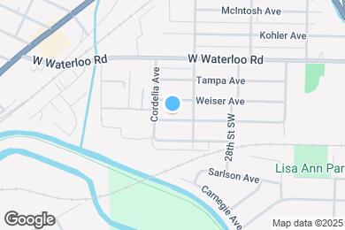 Map image of the property - 1307 Nestor Ave