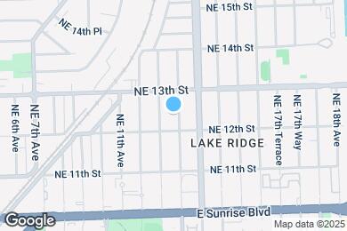 Map image of the property - 1219 NE 14th Ave