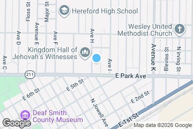 Map image of the property - 106 Ave H