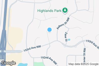 Map image of the property - 19405 Baldwin Cir NW
