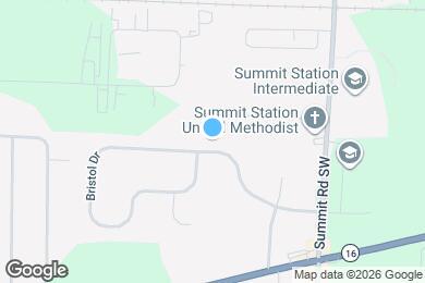 Map image of the property - 284 Bristol Dr SW