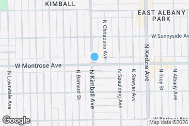 Map image of the property - 3358 W Montrose Ave