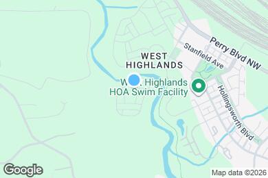 Map image of the property - 1747 Stone Hedge Dr NW